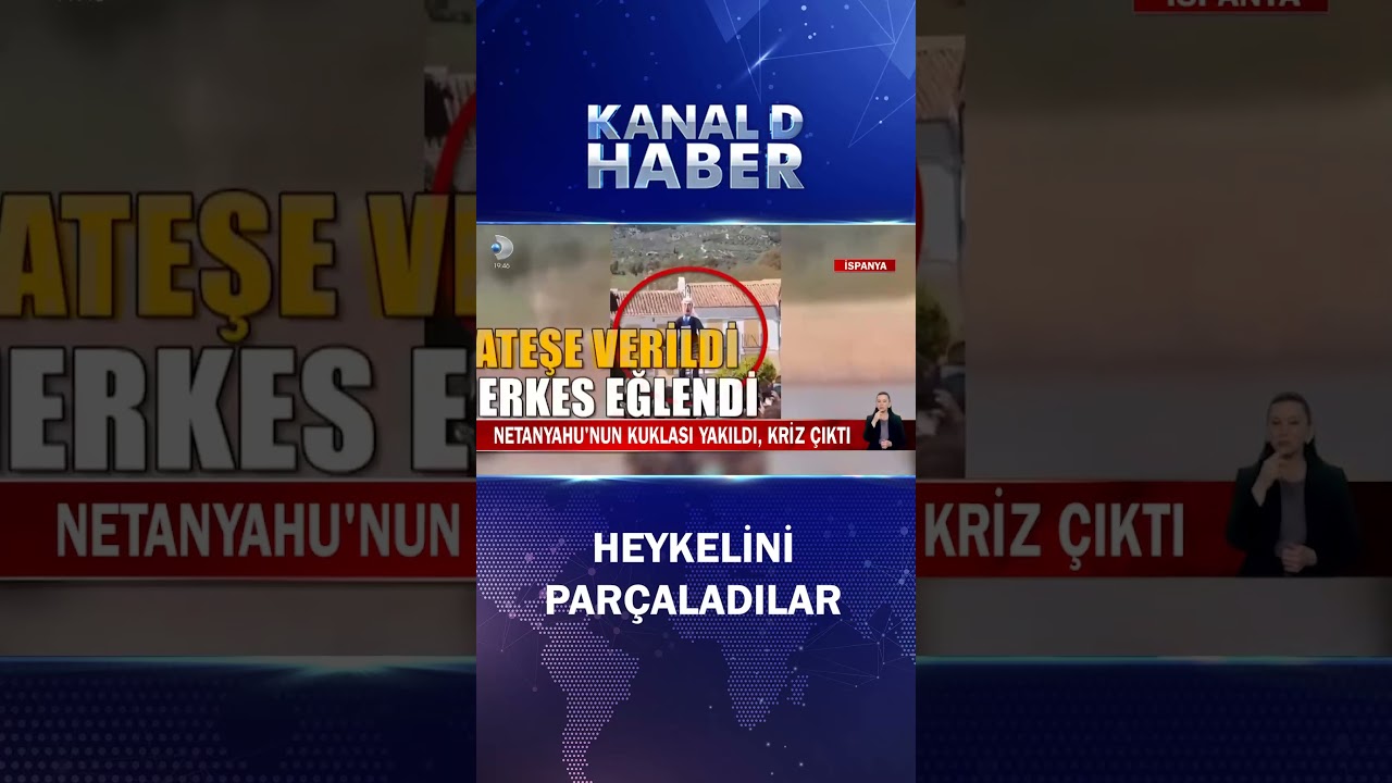 İspanya'daki Festivalde Netanyahu'nun Kuklası Yakıldı, Kriz Çıktı!