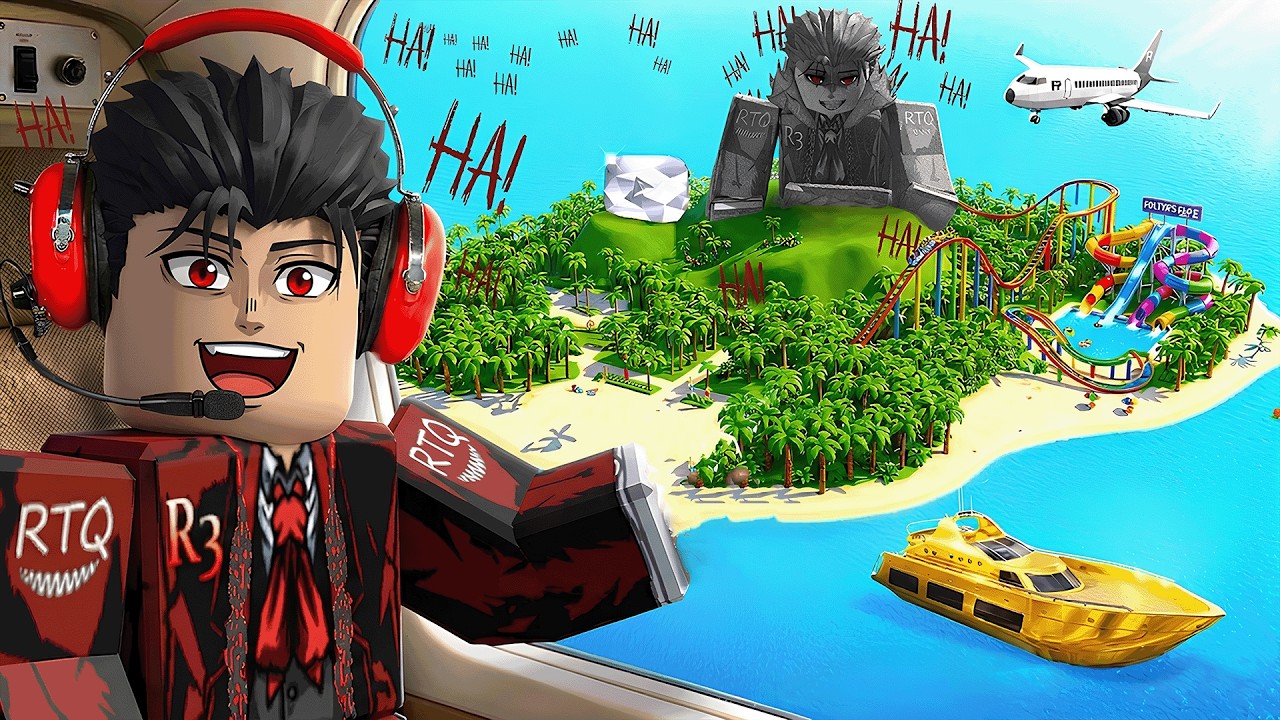 صرفت 8,385,146$ عشان ابني جزيره خاصه في روبلوكس 🤩🔥