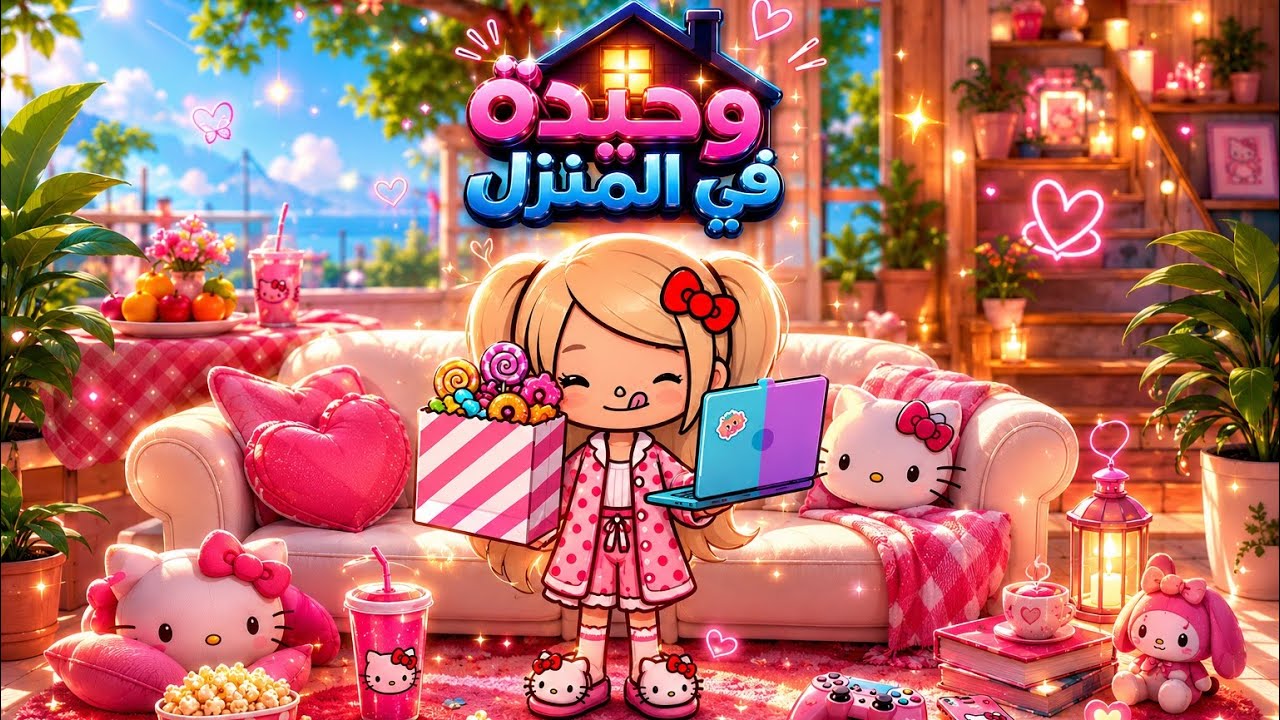 وحيدة في المنزل🏠🙍🏻‍♀️🎀 || أقوى أفلام توكابوكا 🤩