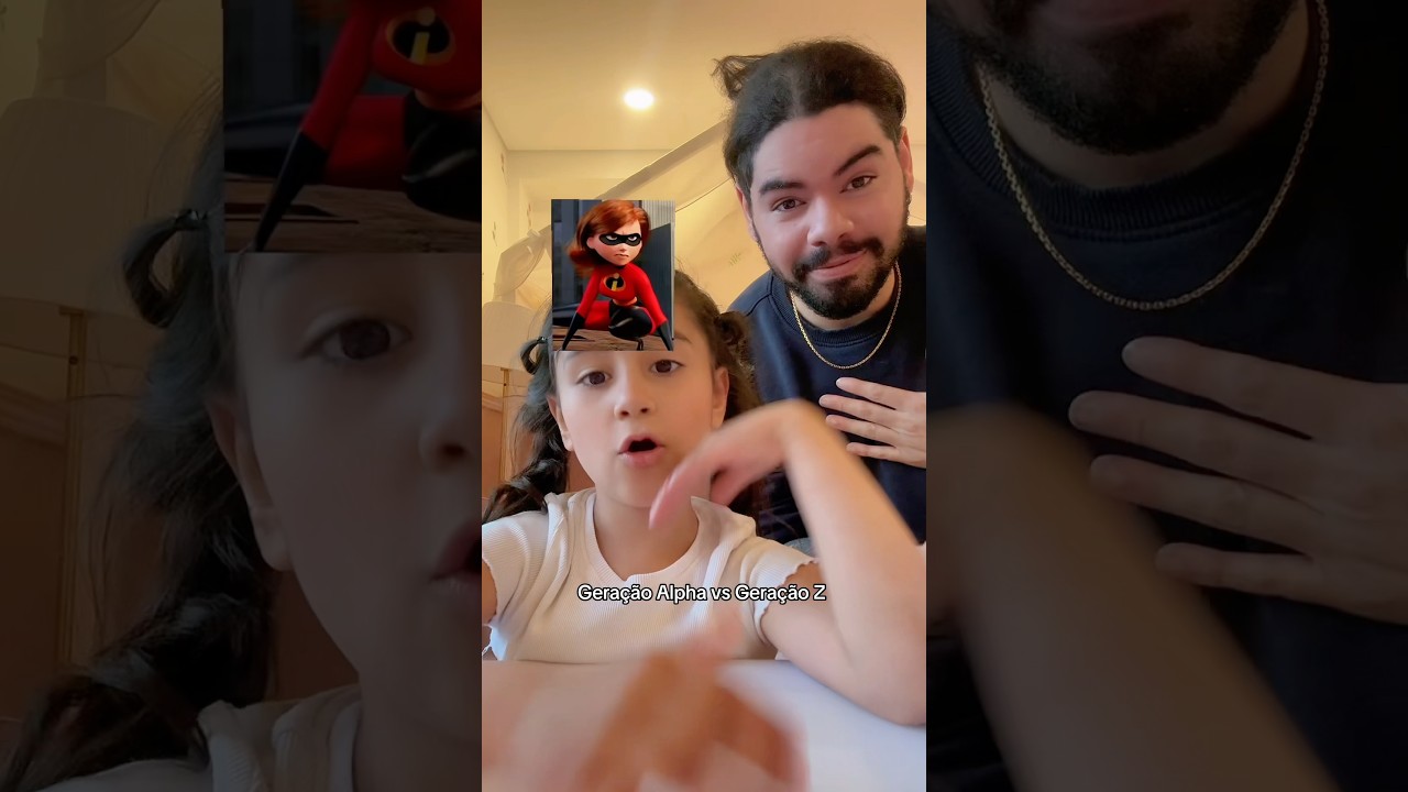 GERAÇÃO Z VS GERAÇÃO ALPHA ⚔️🤔 #paidemenina #humor #personagem