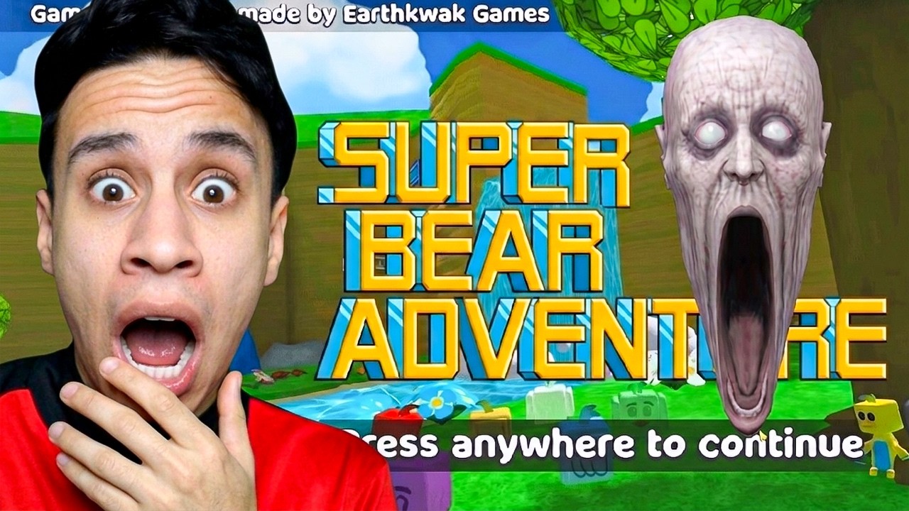 اكتشفت المكان السري لـ SCP-096 في لعبة SUPER BEAR ADVENTURE… لا تنظر إليه!! 😱📛