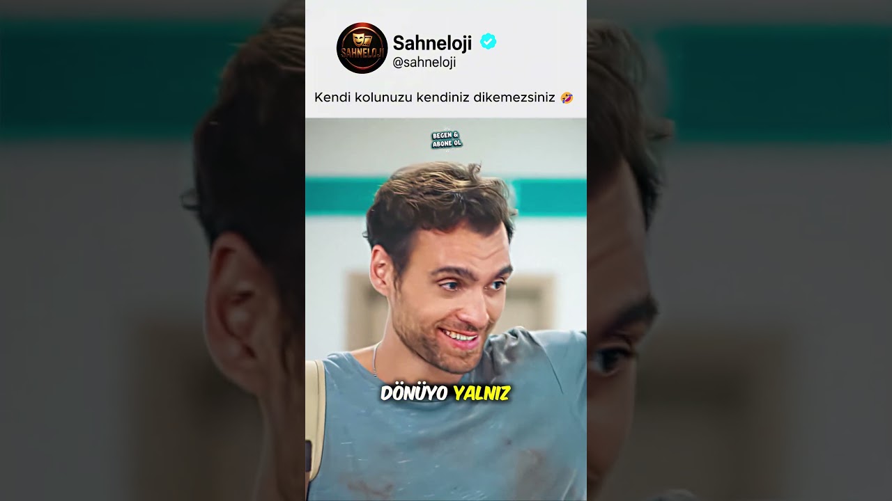 Kendi kolunuzu kendiniz dikemezsiniz 🤣​
