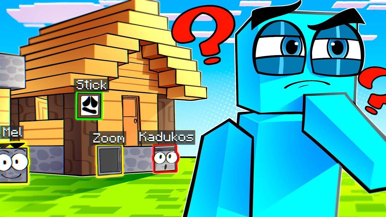 Esconde-Esconde de Blocos no Minecraft!