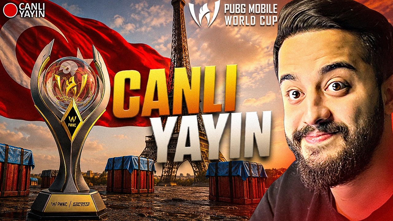 🔴 PMWC FİNAL GÜNÜ YAYINI! KUPAYI TÜRKİYE'YE BEKLİYORUZ! PUBG Mobile
