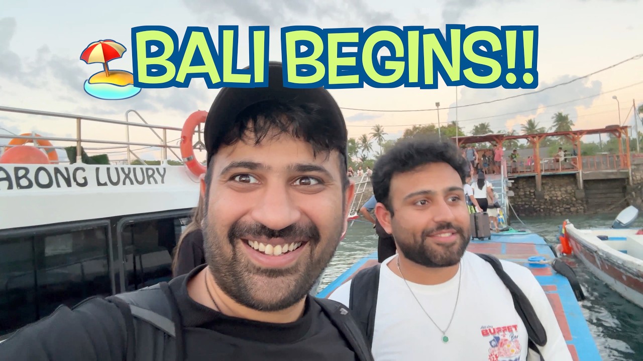 BOYS TRIP TO BALI BEGINS! ❤️ - S3E144