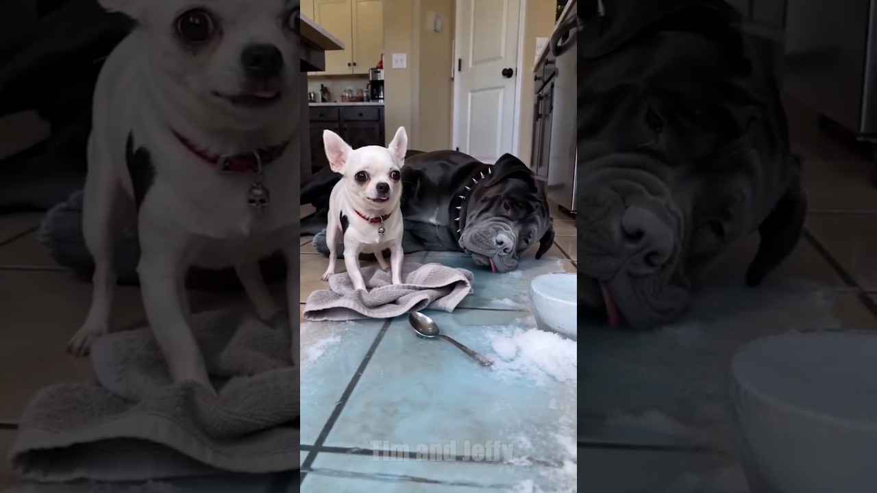 Jeffy Tries To Hide A Huge Spill Before His Owner Gets Home 😂