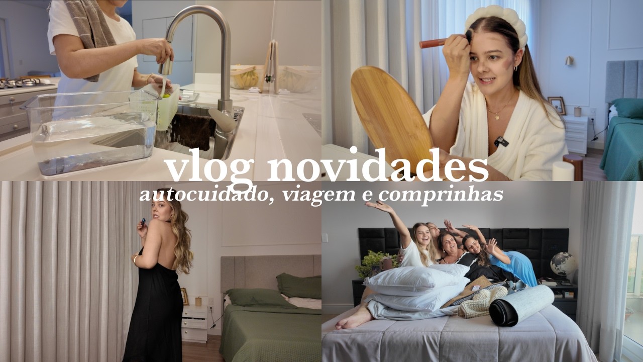Vlog rotina de casa, autocuidado, viagem em breve e comprinhas de enxoval