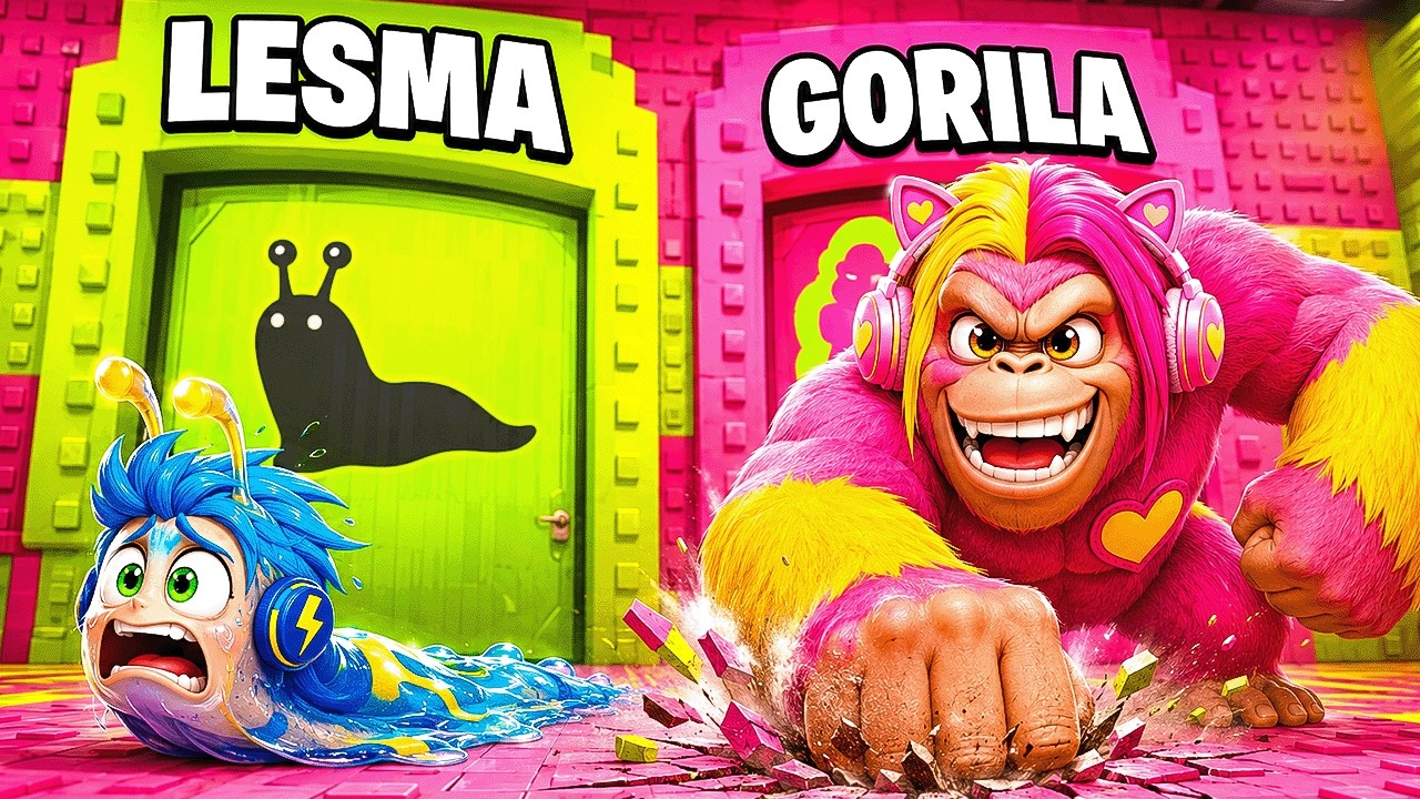 A CADA ESCOLHA VIRAMOS um ANIMAL DIFERENTE! 🦍🐌 ROBLOX Would You Rather