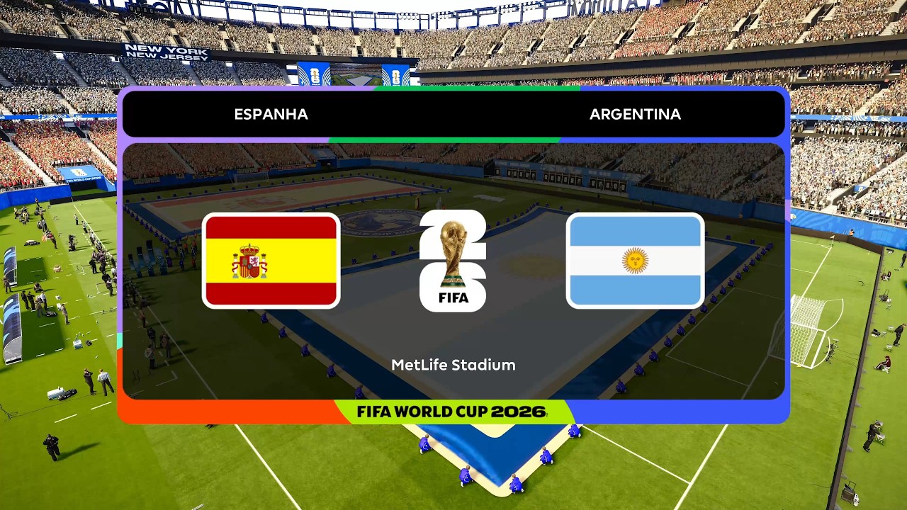 ESPANHA x ARGENTINA | COPA DO MUNDO FIFA™ 2026 | GRANDE FINAL | PES2021 Gameplay 4k