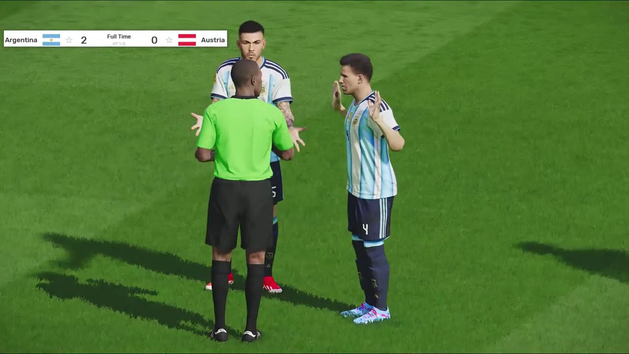 الأرجنتين و النمسا | كأس العالم 2026 | لعبة فيديو محاكاة eFootball PES 21