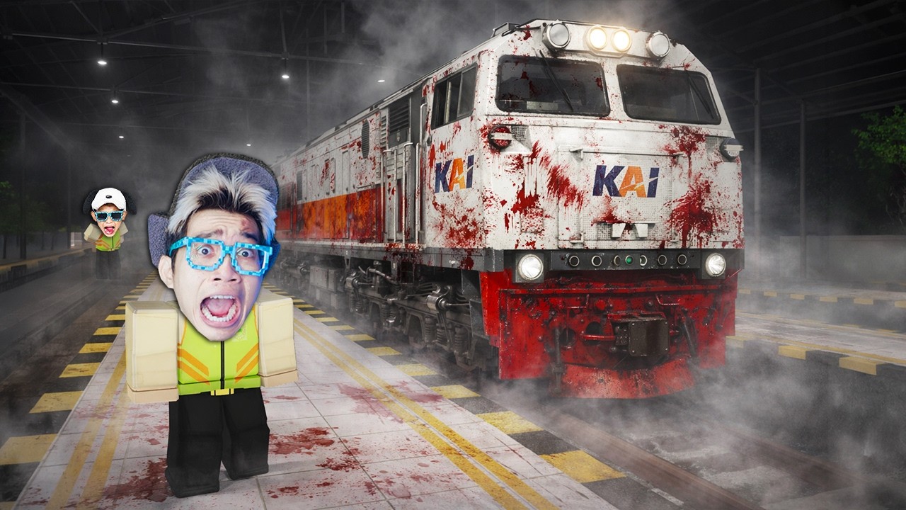 WOW!!! Kereta API Tapi Ada ANOMALI SERAM Aneh di Stasiun JOGJAKARTA di ROBLOX!!!🚂 🚂 🚂