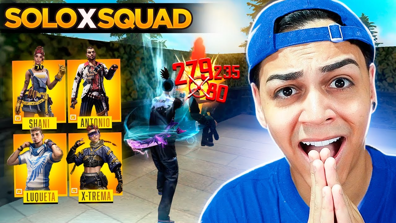 A COMBINAÇÃO MAIS ABSURDA NO RUSH ETERNO SOLO VS SQUAD!! FREE FIRE