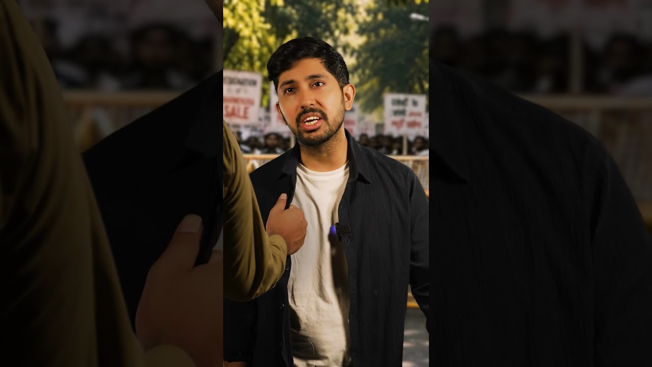 Police vs People at Jantar Mantar 🥺💔 | Kuldeep Singhaniaa #shorts