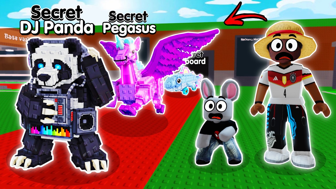 CELESTIAL PEGASUS, DJ PANDA e NOVOS BRAINROTS na ATUALIZAÇÃO DO ROUBE UM BRAINROT!