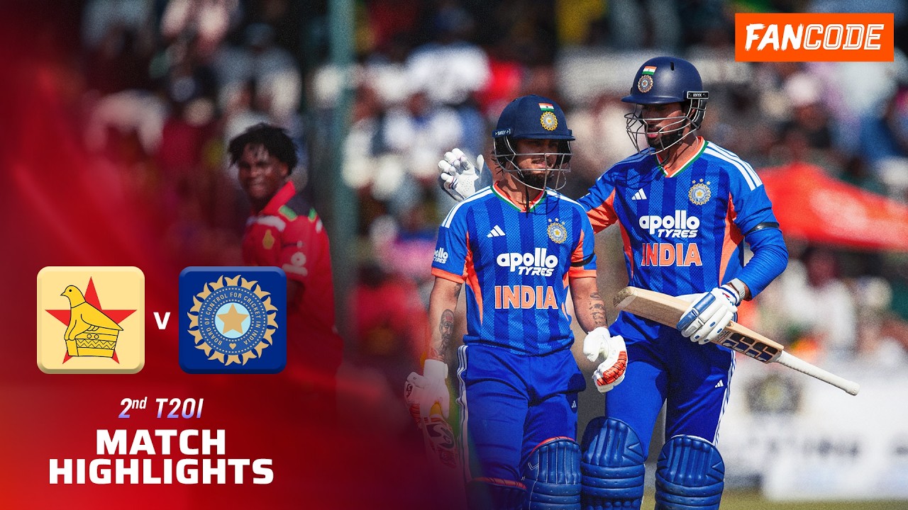 Ishan Kishan & Tilak Varma Sizzle | India Seal The Series With A 90-run win vs Zimbabwe | Highlights