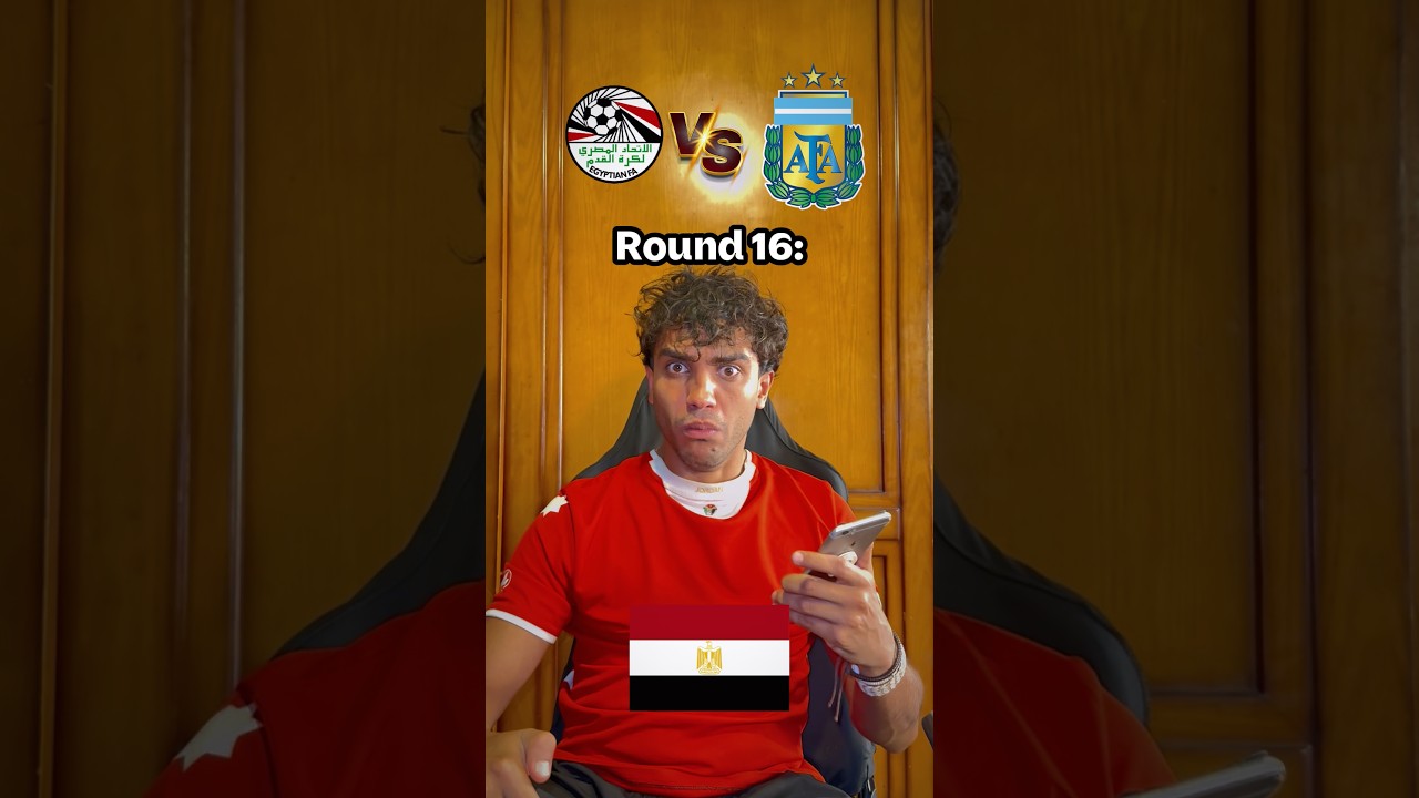 "مصر تواجه بعبع البطولة"🇪🇬🇦🇷 #worldcup #egypt #مصر #argentina #messi