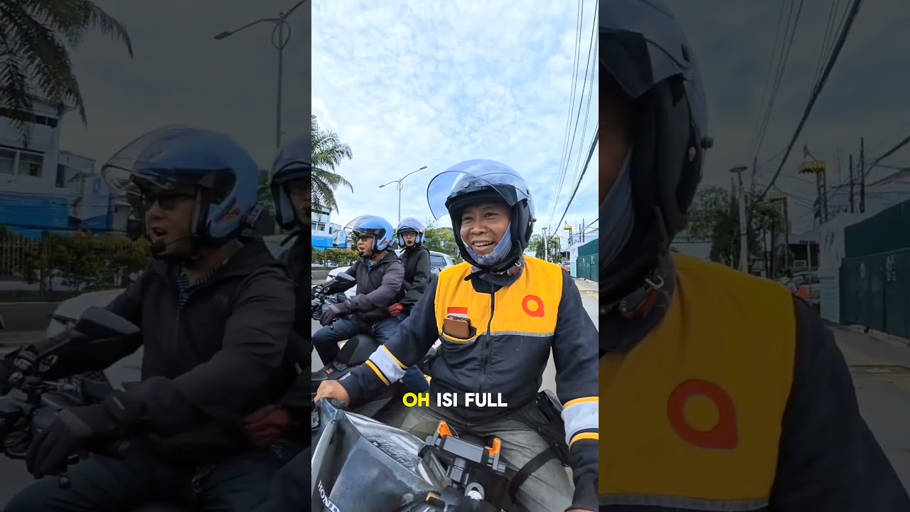 Dibalas Tunai! gantian disetut dan diisiin bensin. #ojol #berbagi #motovlog #shorts #viral