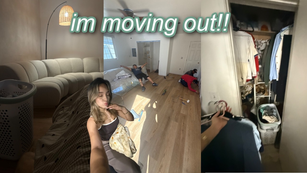 IM MOVING OUT | building my bed + organizing my room