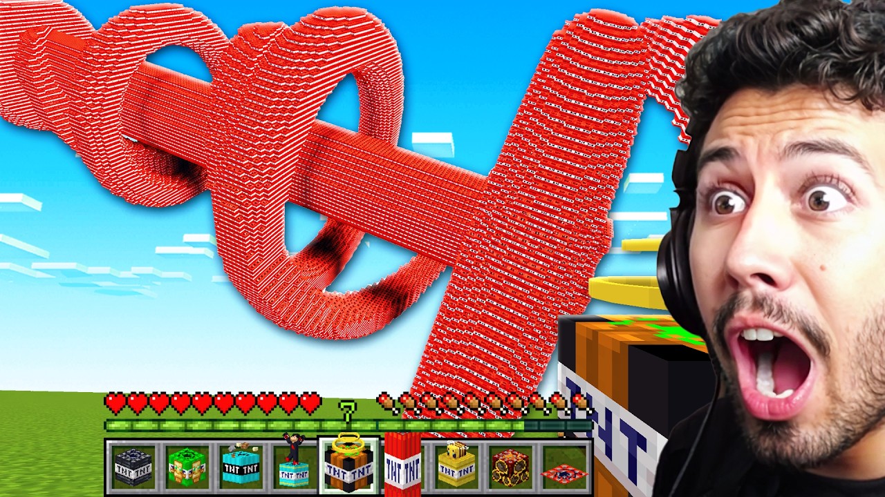 ماين كرافت لكن عندي TNT خارق!!؟