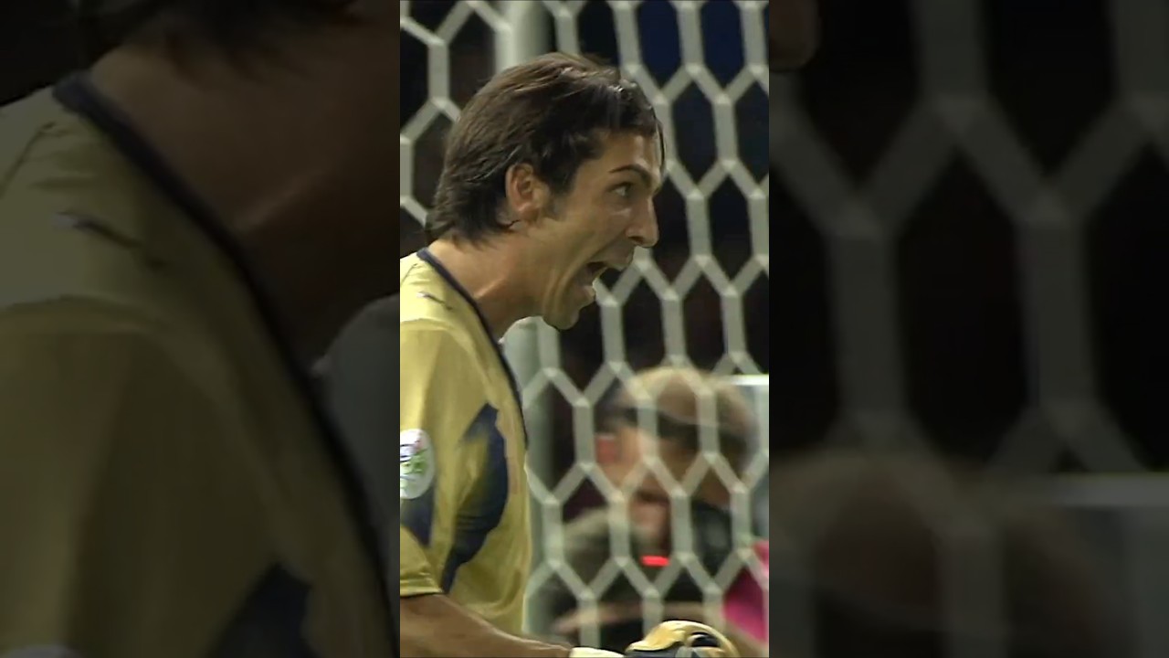 Buffon's Super Save Of Zizou in 2006 Final! #shorts #buffon #italy