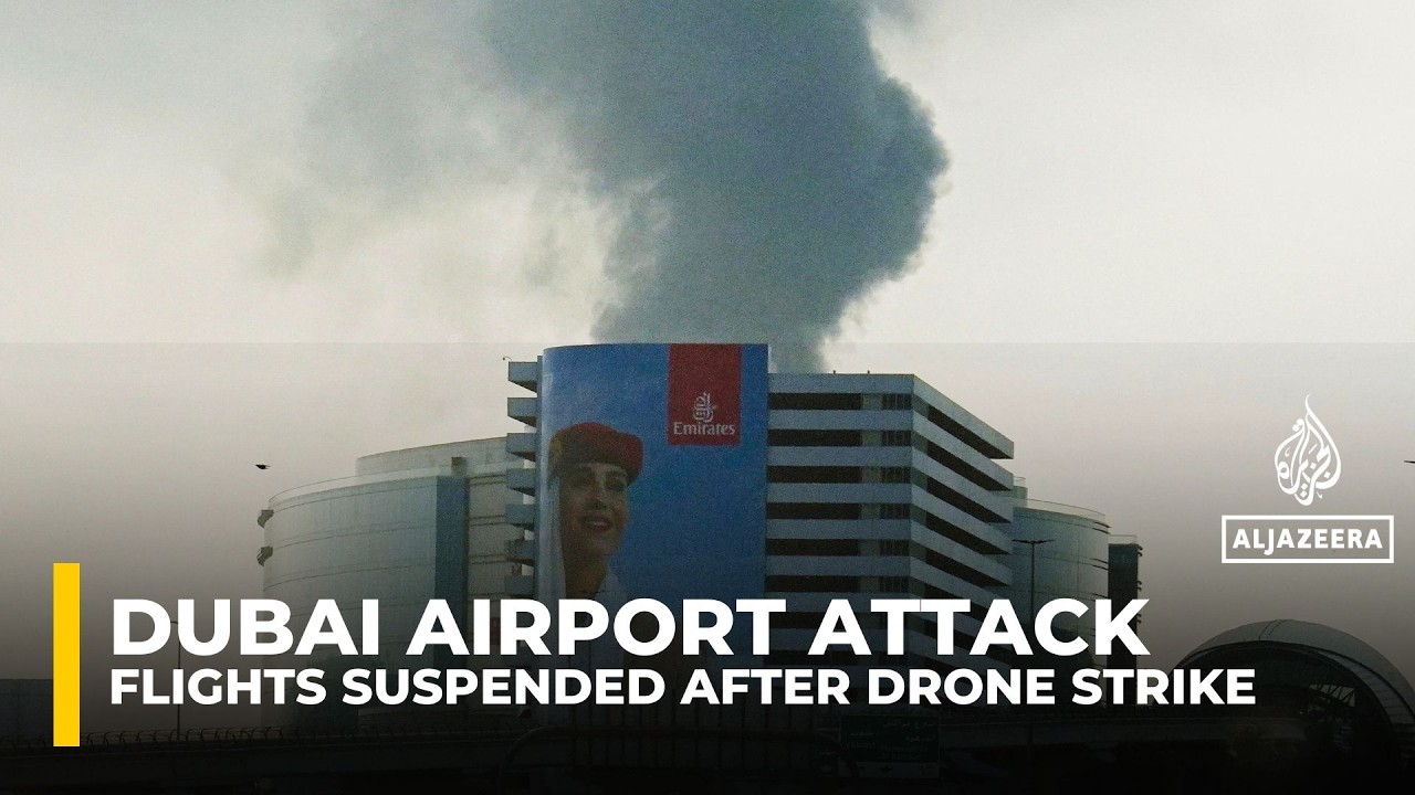 UAE contains fire near Dubai International Airport, suspends flights after drone attack
