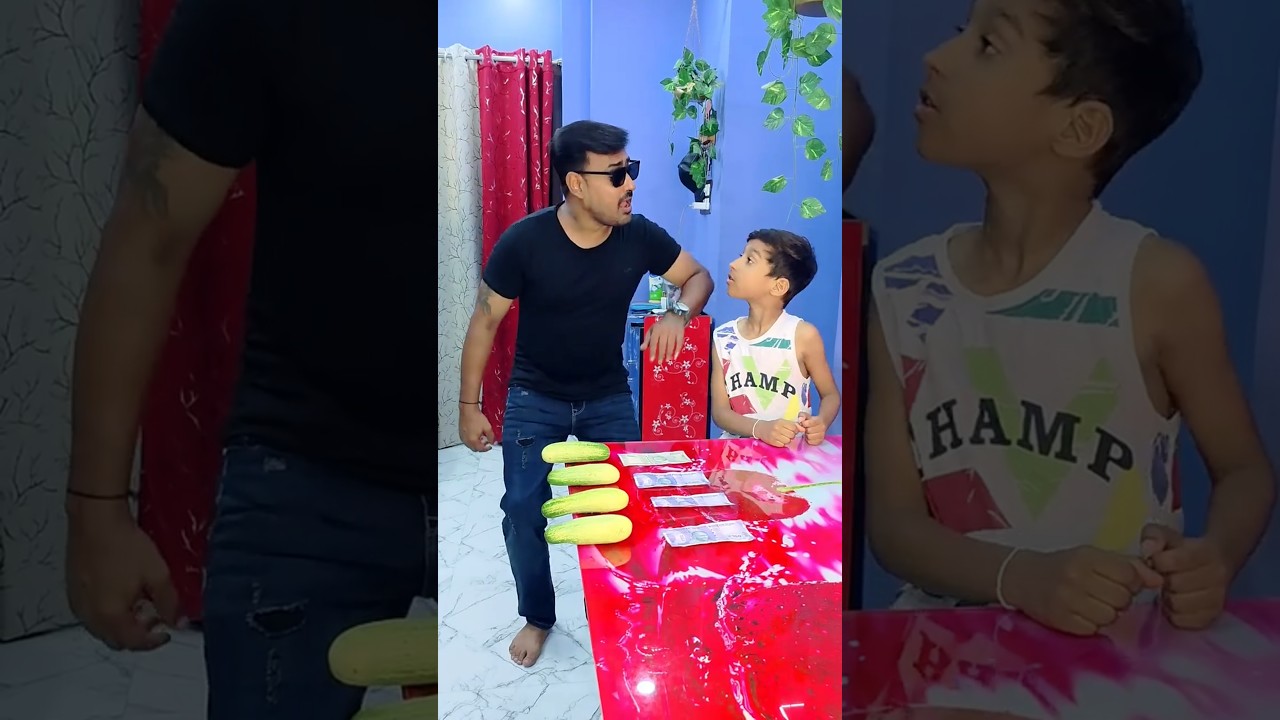 Kheera Challenge 🥒😱Wait For End 🤣😜Kon jeeta 💪#superseupervlogs #shorts funny video