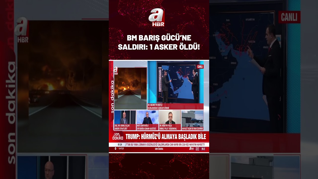 Lübnan'da BM Barış Gücü'ne Saldırı: 1 Asker Öldü! #shorts