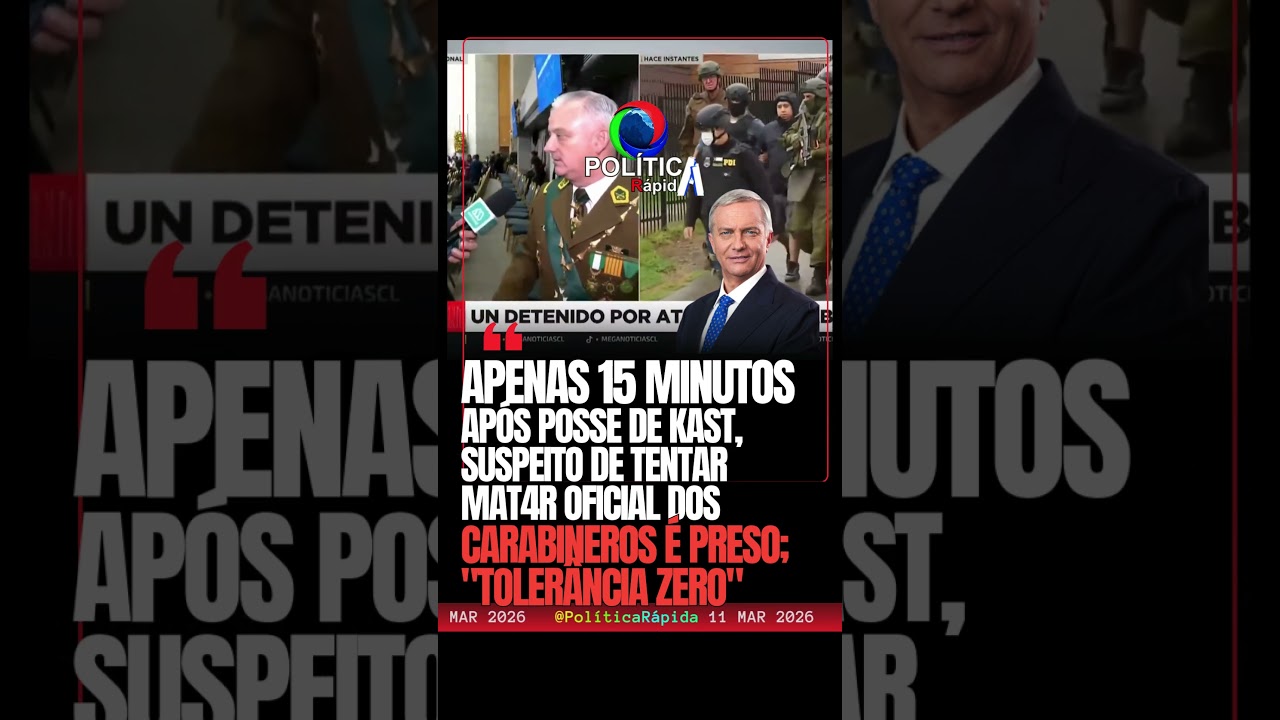 🚨 O EFEITO KAST: 15 MINUTOS DE GOVERNO E A PRIMEIRA PRISÃO DE IMPACTO! 🇨🇱⚖️🚔