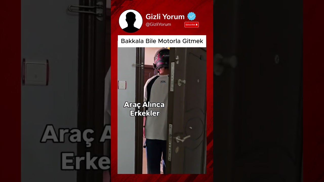 Bakkala Bile Motorla Gitmek 😄