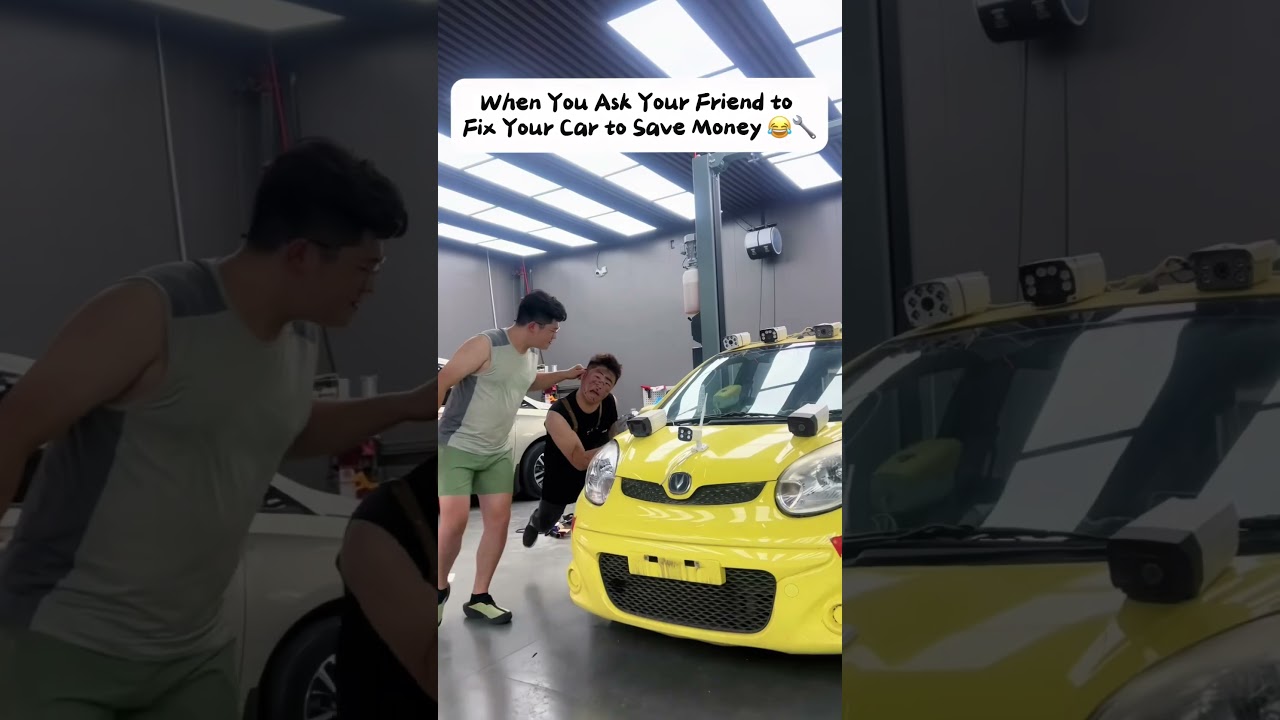 Auto Mechanic's First Day on the Job#funny #job #car #auto