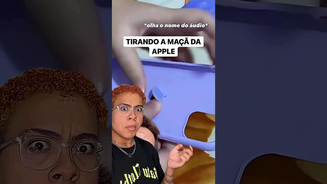 Tirando a maçã da Apple da capinha     #shorts
