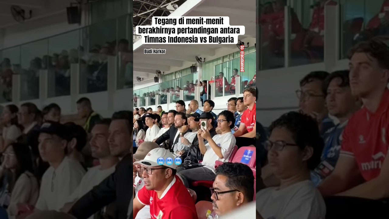 EKSPRESI MARC KLOK, THOM HAYE,LILIPALY,MAURO,DION DAN SHAYNE KETIKA INDONESIA KALAH VS BULGARIA