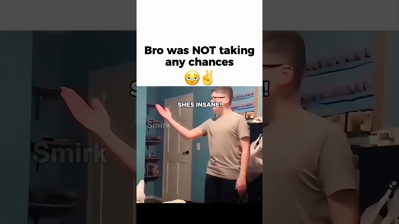At least he came prepared 😭