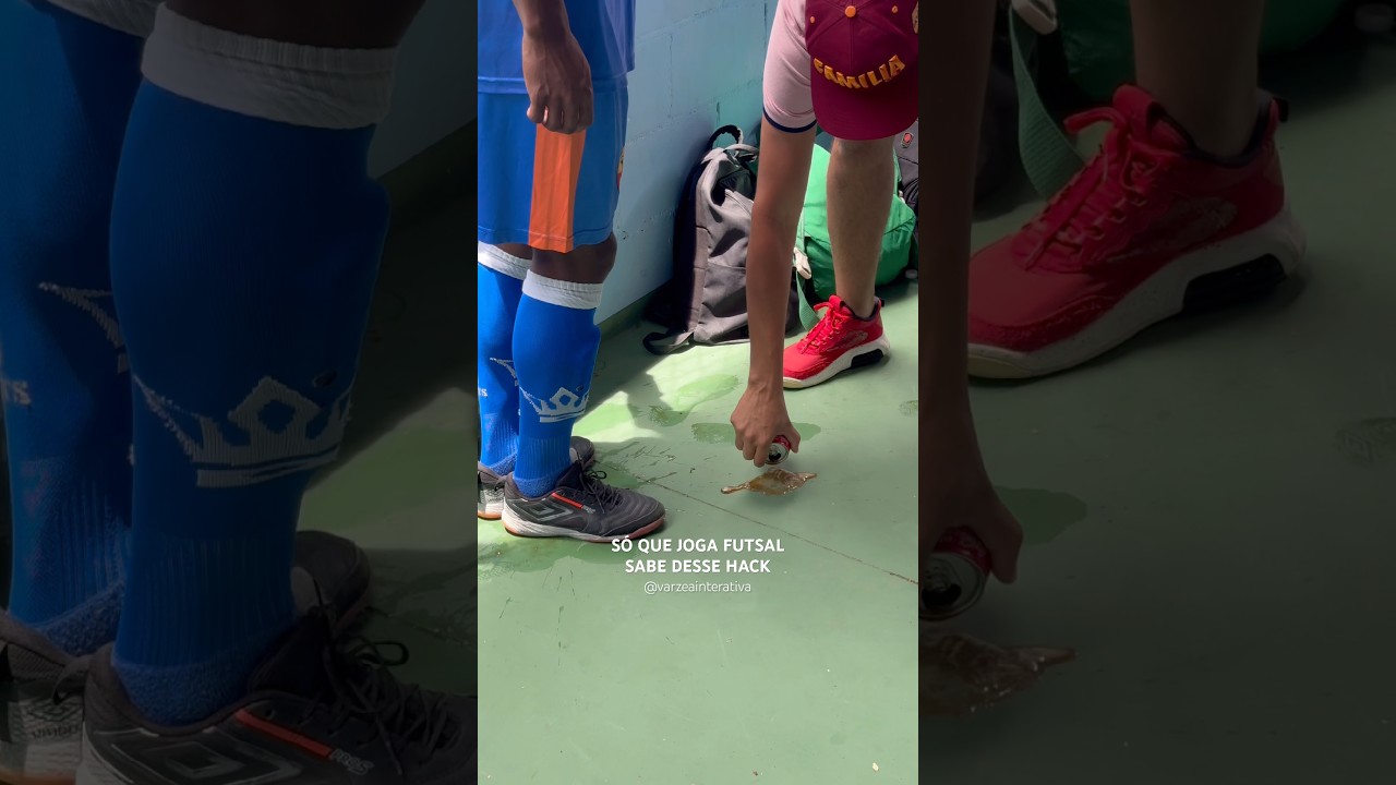 PARE DE ESCORREGAR NA QUADRA 👀🔥 #futsal
