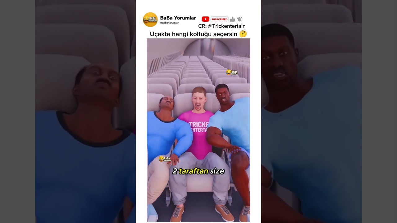 Hangi koltuk 🤔 #trickedentertain