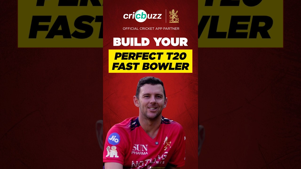 Build your perfect T20 fast bowler #JoshHazlewood names his picks #RCB