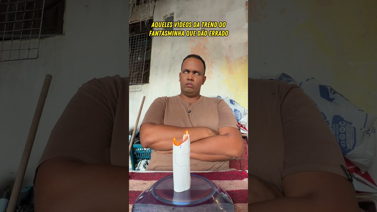 AQUELES VÍDEOS DA TREND DO FANTASMINHA QUE DÃO ERRADO!