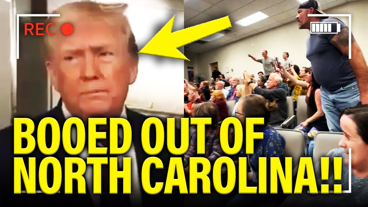 Trump PANICS as GOP is BOOED OUT OF NORTH CAROLINA!!! - Published by MeidasTouch