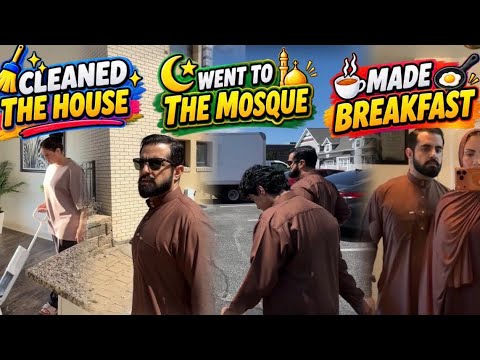 A Day in Our Life 🏡 Cleaning the House, Making Breakfast & Going to the Mosque 🤍