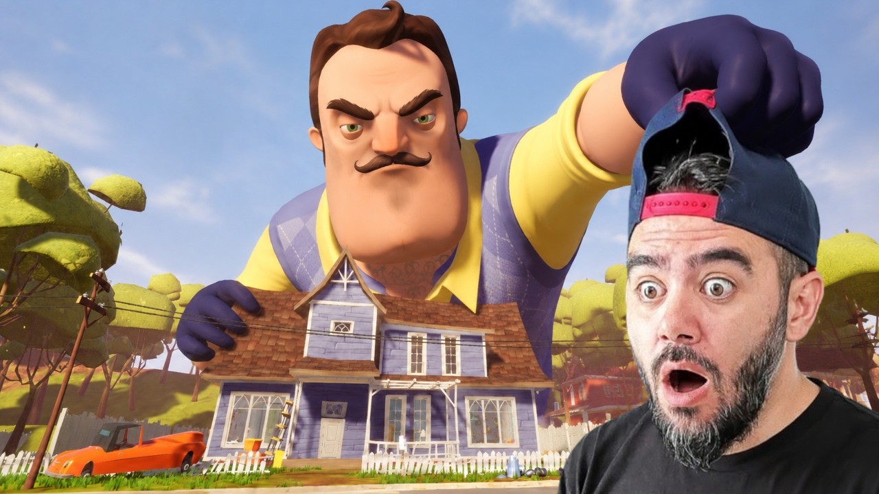 WILSON DEV OLDU EVDEN ÇIKTI - HELLO NEIGHBOR MODS