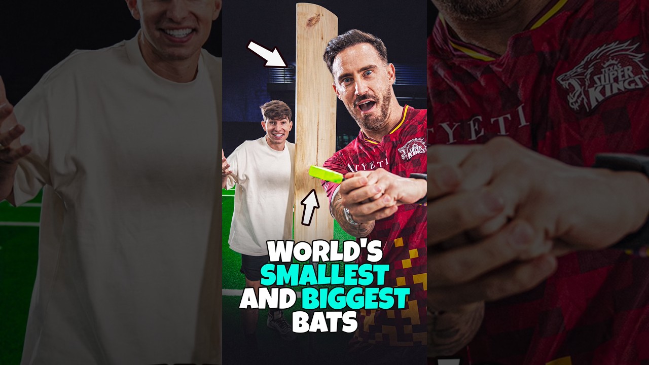 Smallest Bat vs Biggest Bat 🏏