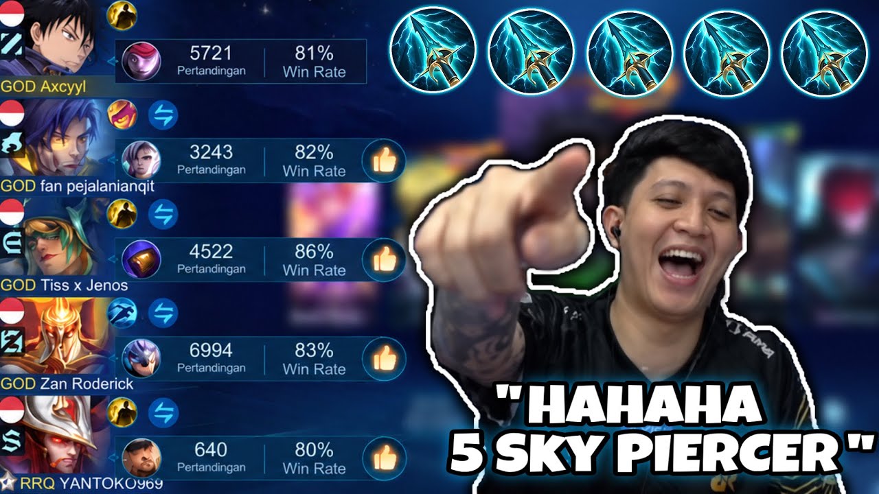 1 Jam Ngakak Bareng Bang XIN😂 Reaksi Bang Xin Main Meta Ciki 5 Sky Piercer!😂