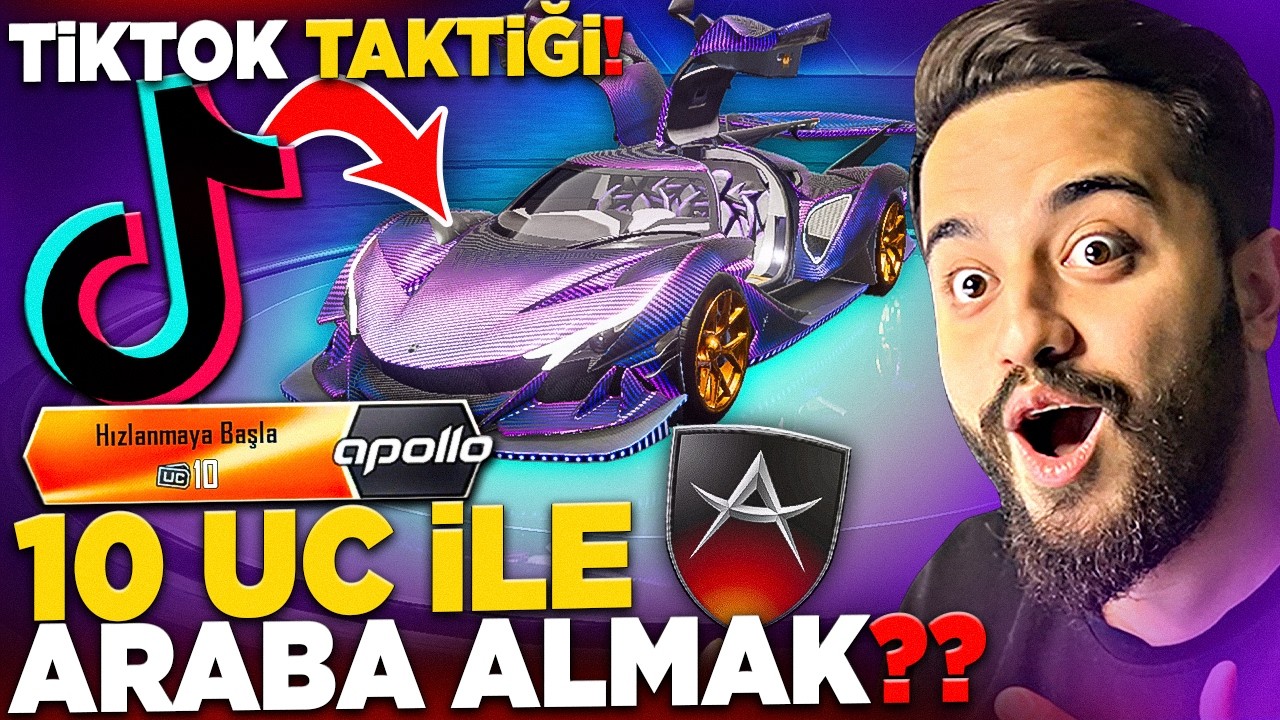 10 UC YE ARABA ALMAK?! TÜM EKİBE TİKTOKDA ÜNLÜ OLAN TAKTİĞİ YAPTIK! PUBG Mobile