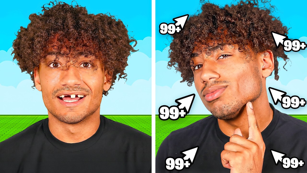 Roblox But Every Second You Get MORE HANDSOME..