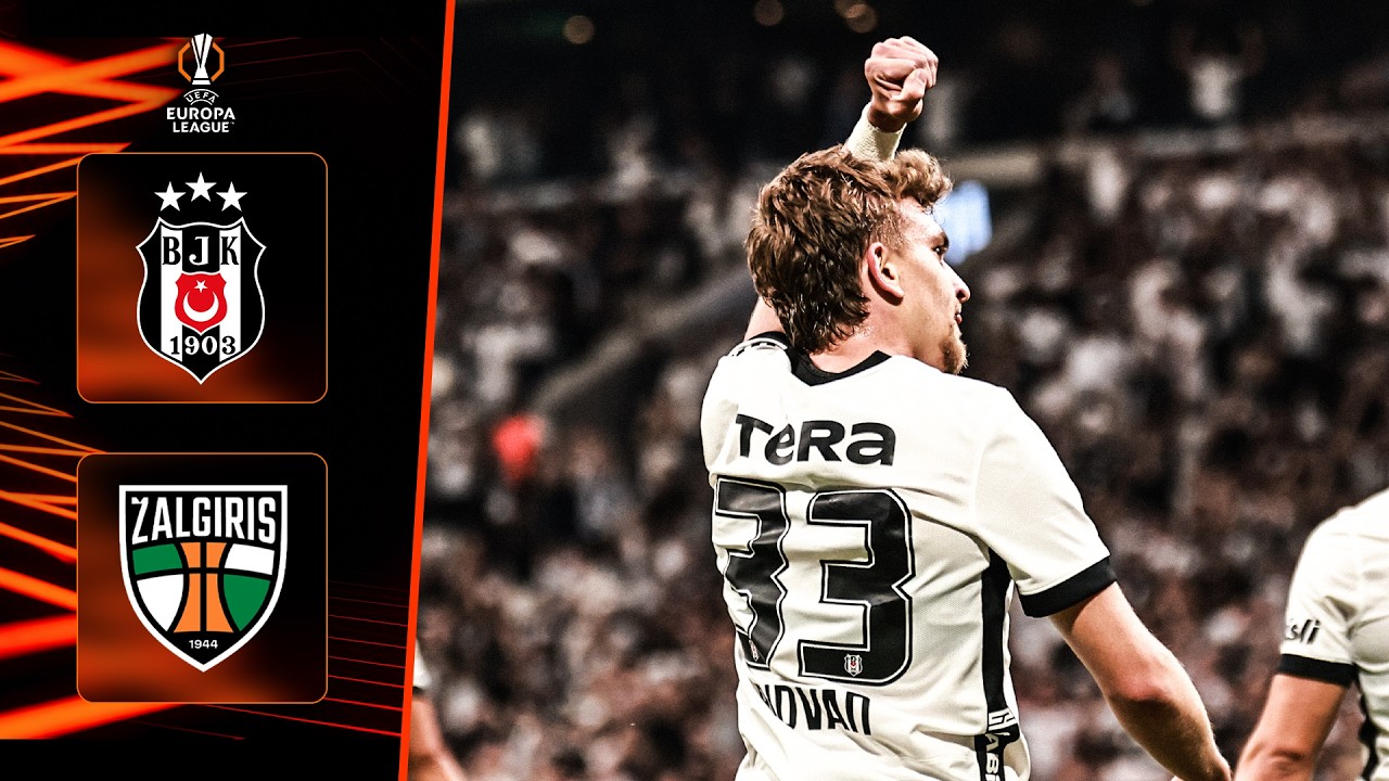 TÜRKÇE ÖZET | Beşiktaş - Kauno Zalgiris | UEFA Avrupa Ligi Play-Off Turu