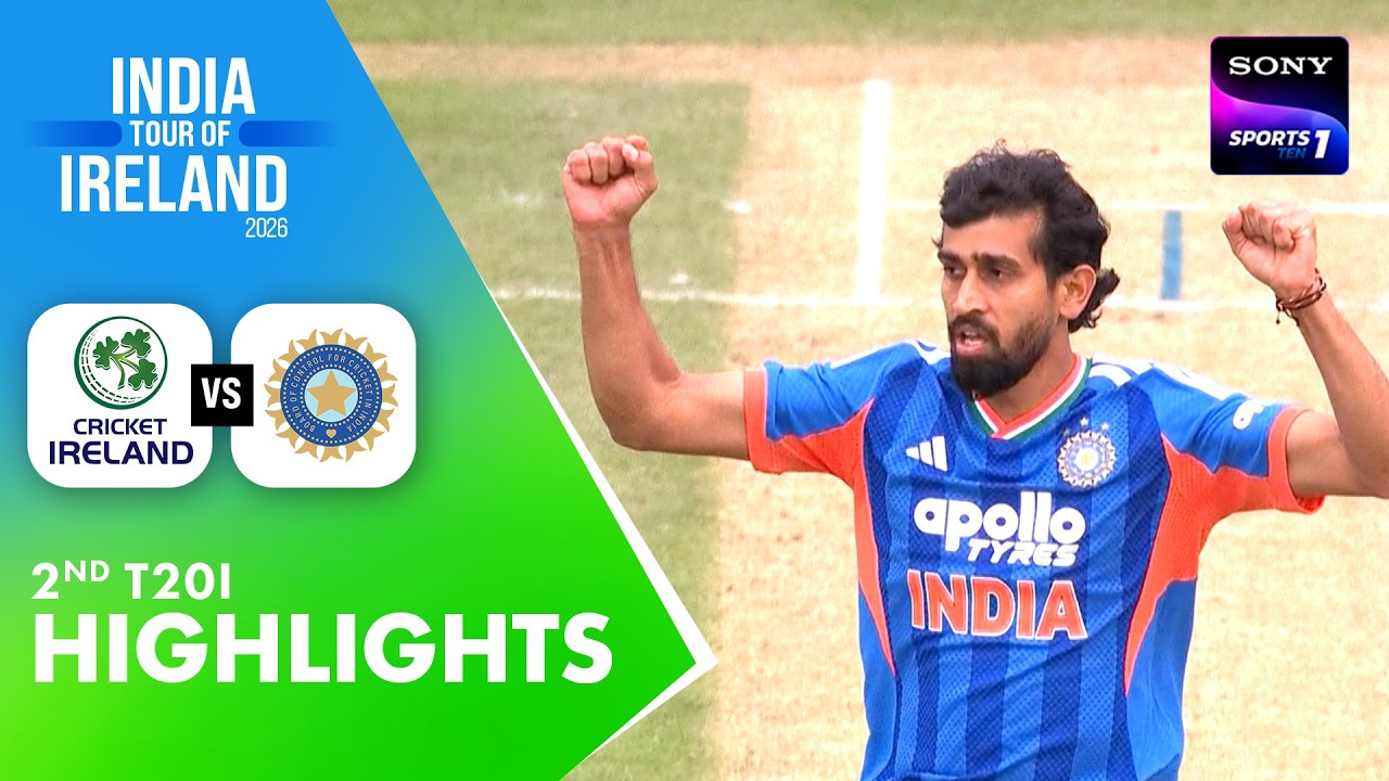 India Fall Short By 1 Run | 2nd T20I | Highlights | India Tour Of Ireland 2026