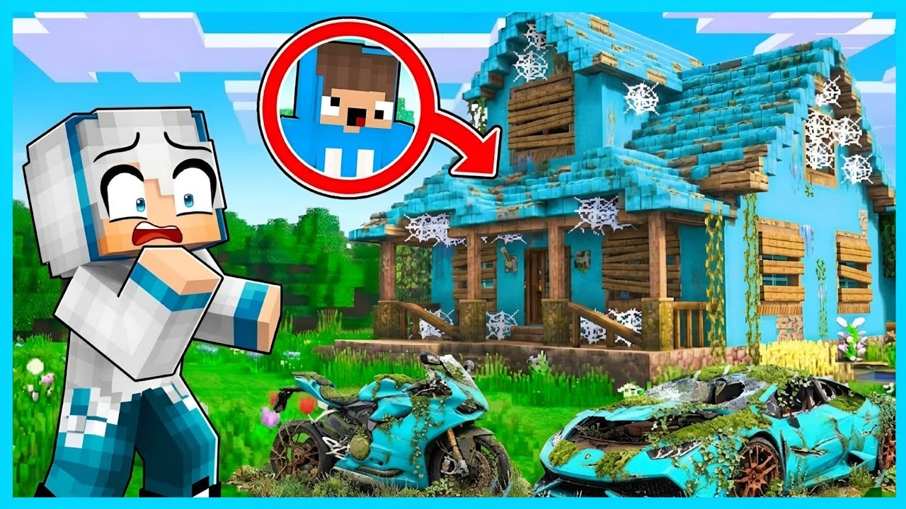 MIPAN & ZUZUZU MENEMUKAN RUMAH LAMA NYA YANG TERBENGKALAI DI MINECRAFT!