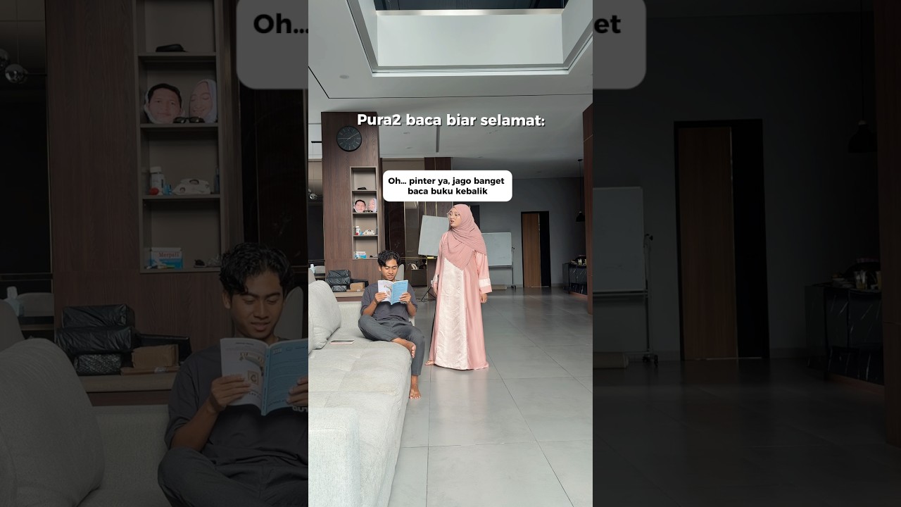 Pura2 baca biar selamat