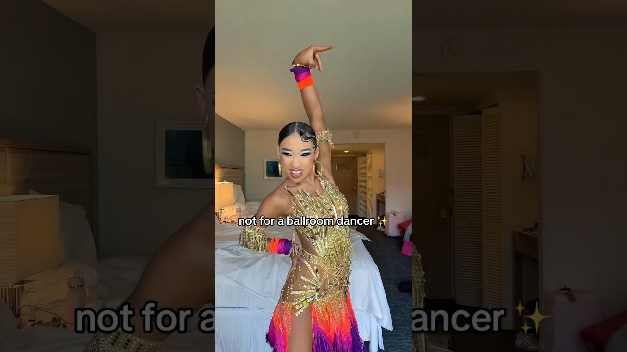 do u guys like the dress? #latindance #dance #makeup #transition #ballroomdance #trending
