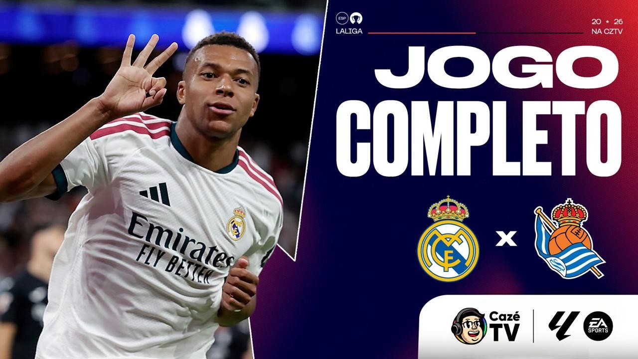 JOGO COMPLETO: REAL MADRID X REAL SOCIEDAD | LALIGA 26/27 | 1ª RODADA